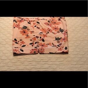 Style & Co Pink/Orange/Navy Print Cotton Shorts size 16